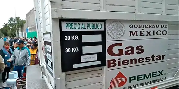 precios del gas bienestar