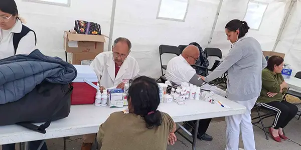 Brigadas médicas de emergencia en Chalco