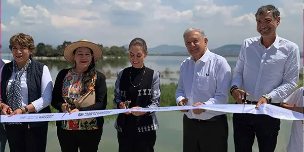 Presidente inaugura el Parque Ecológico Lago de Texcoco