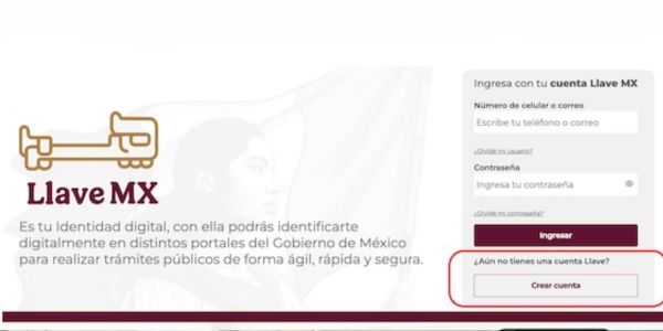 llave gob mx registro