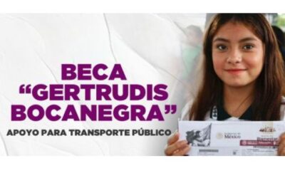 Beca Gertrudis Bocanegra: $1,900 para transporte